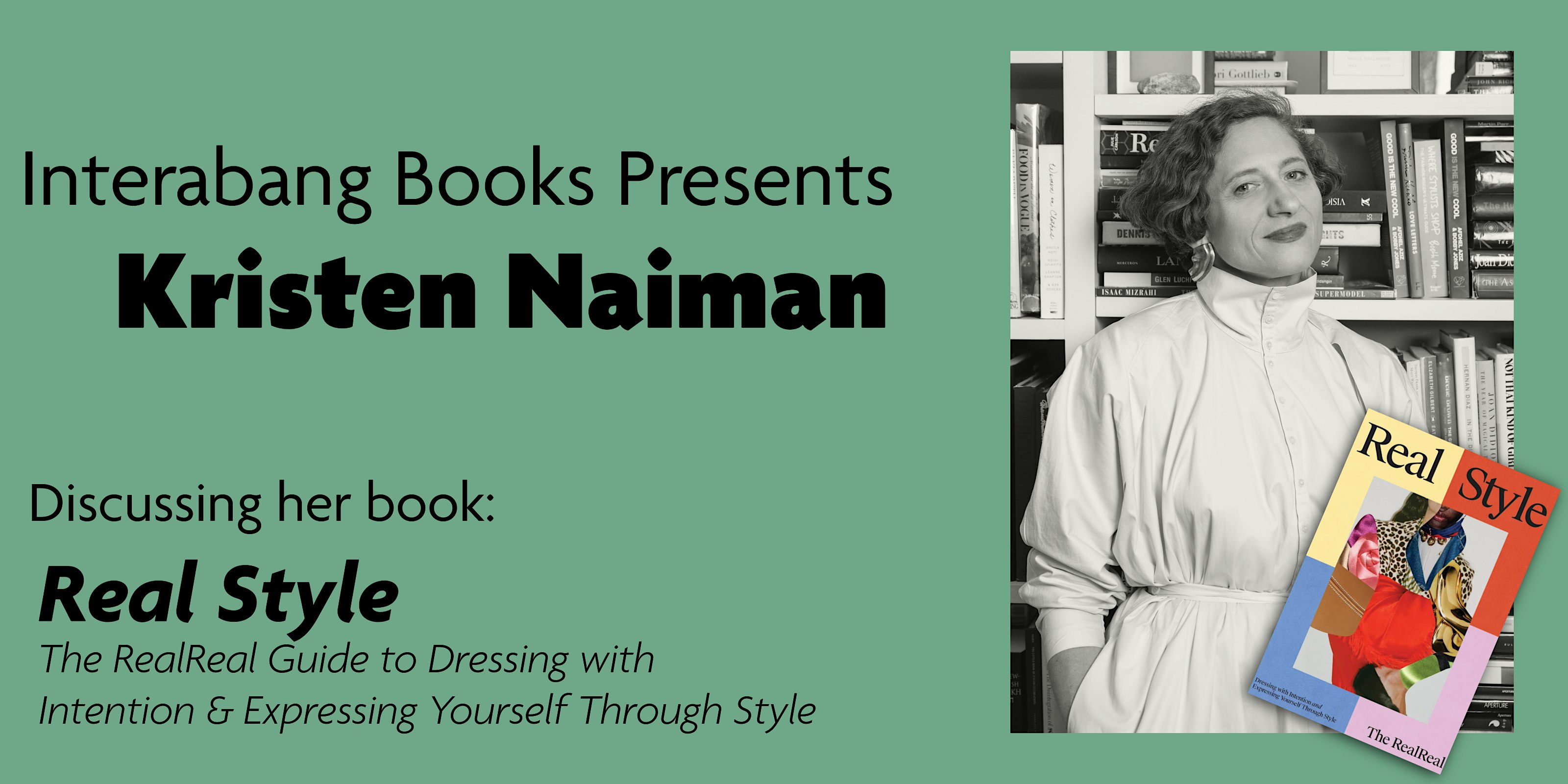 The RealReal's, Kristen Naiman book signing for REAL STYLE