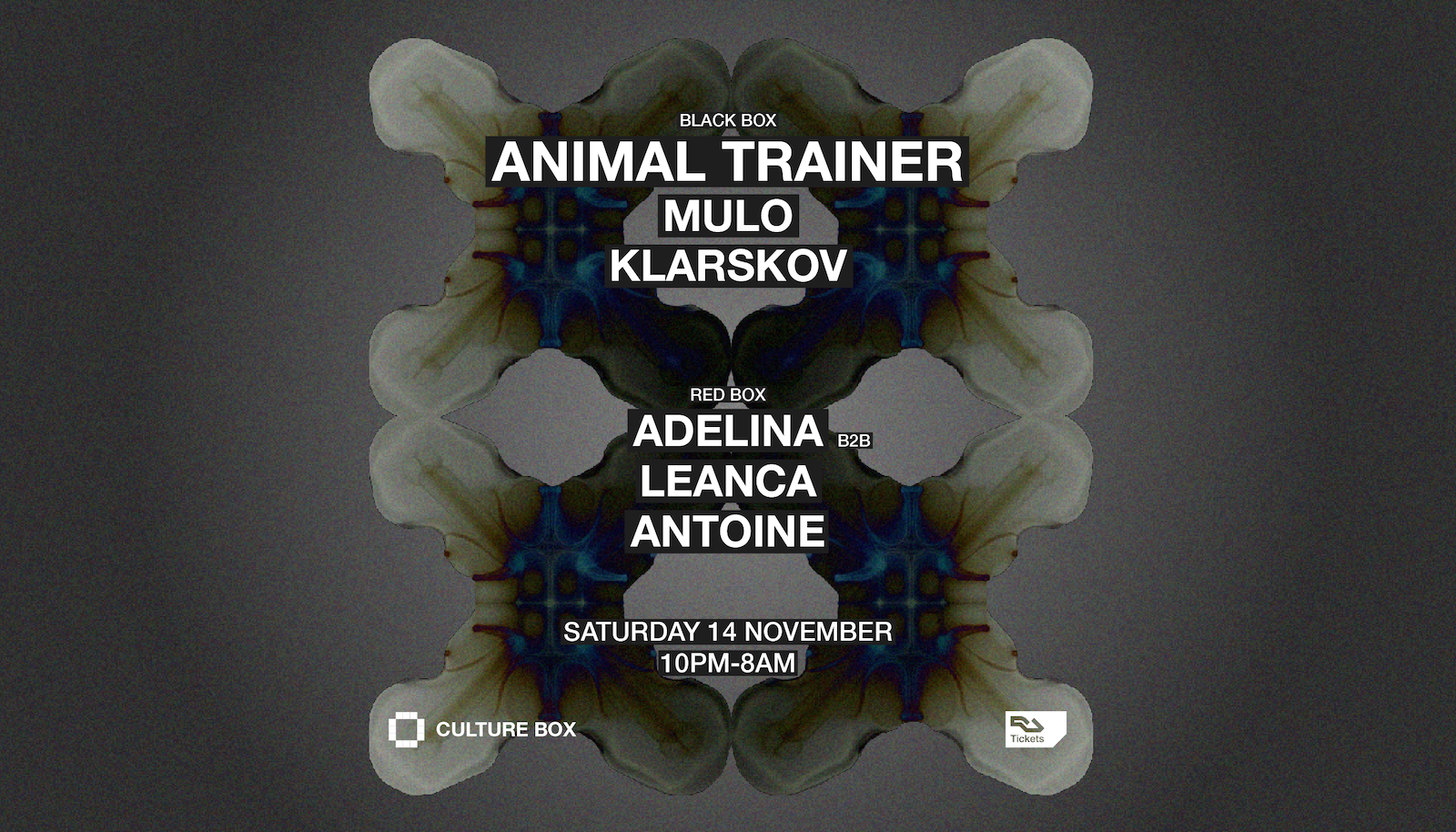 Animal Trainer / Mulo / Klarskov / Adelina B2B Leanca / Antoine