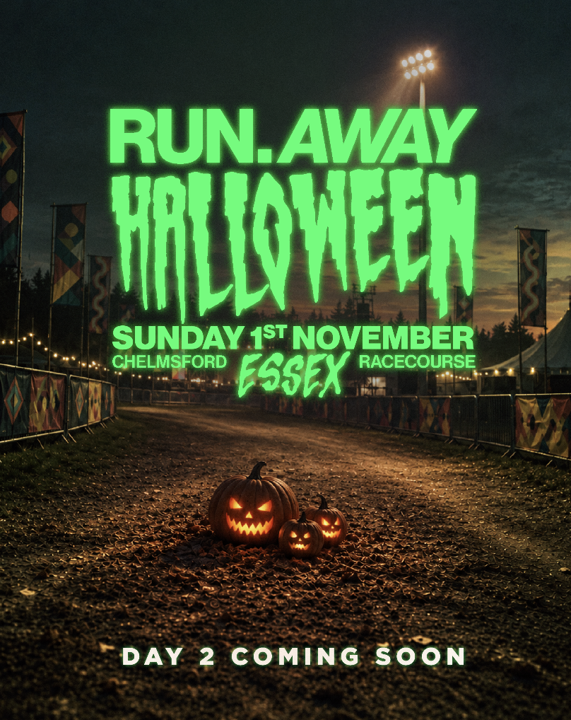 Run Away Festival Halloween - Day 2 - Sun 1 Nov at Chelmsford Racecourse Essex