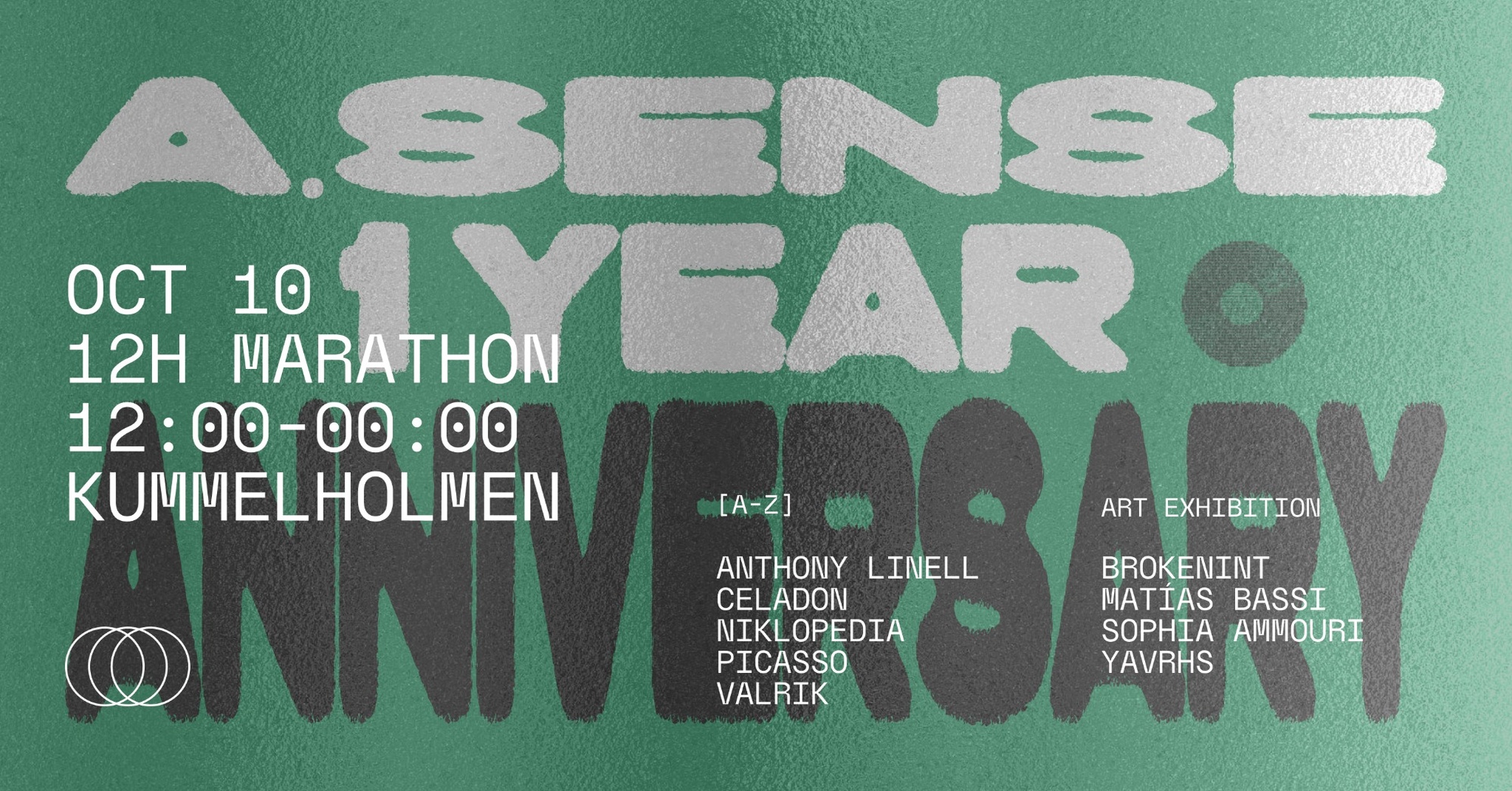 a.sense 1 YEAR ANNIVERSARY