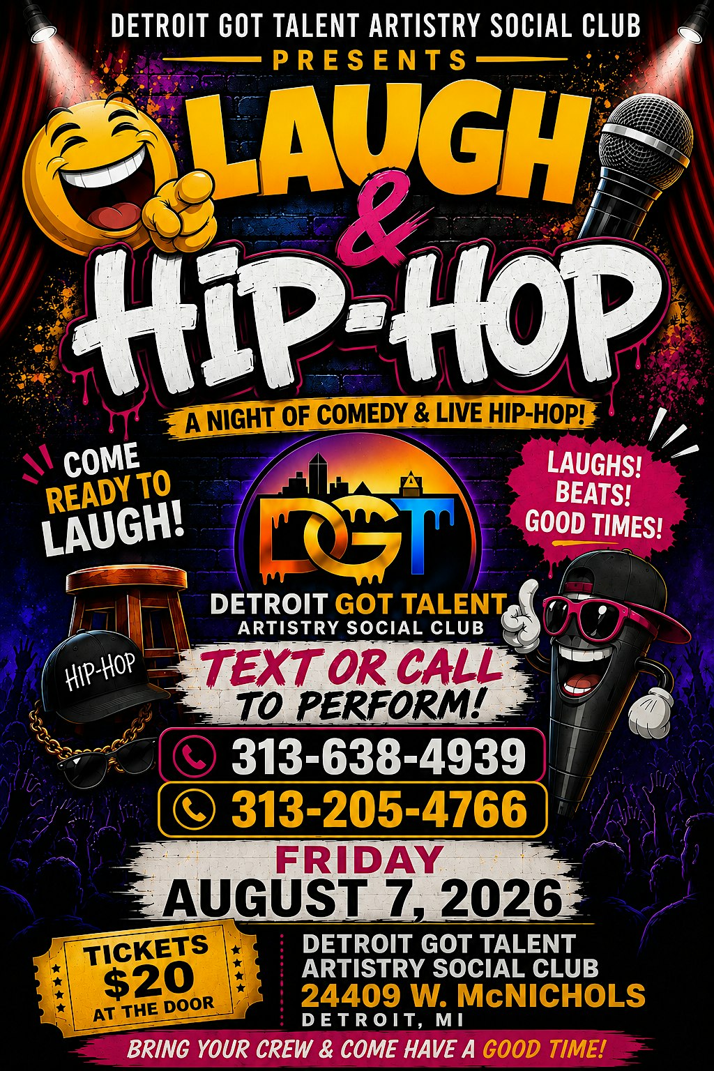 Laugh & Hip hop