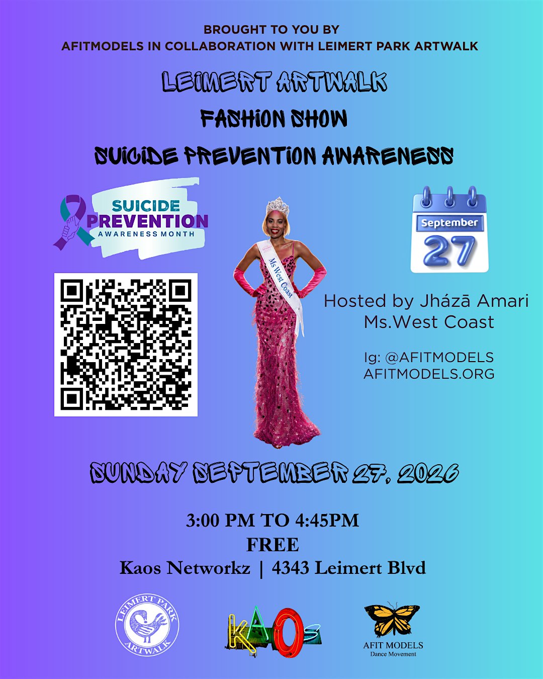Leimert Artwalk Fashion Show (L.A.F.S)