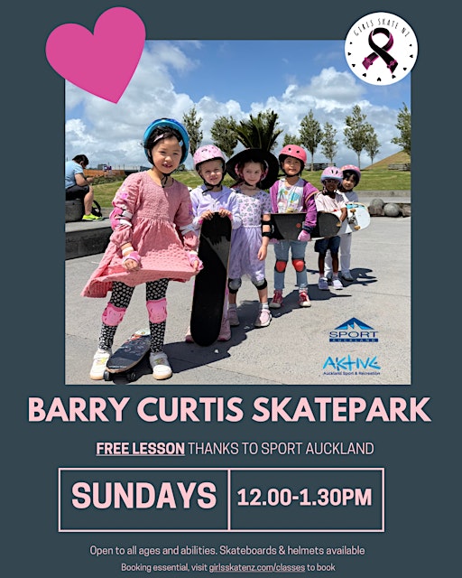 FREE SKATEBOARDING LESSONS - Barry Curtis Skatepark