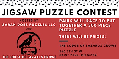 Pairs Jigsaw Puzzle Contest at The Lodge of Lazarus Crowe - October 2026