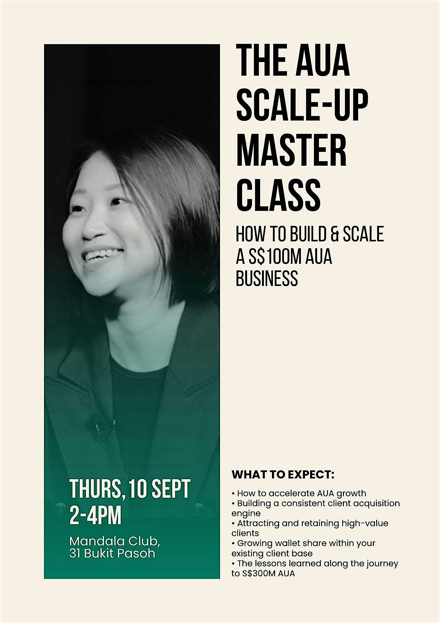The AUA Scale-Up Masterclass