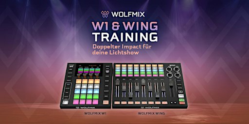 Der kombinierte Wolfmix/Wing Workshop zur Lichtsteuerung