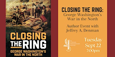 Closing the Ring: Author Event with Jeffrey A. Denman