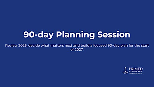 90-day Planning Session