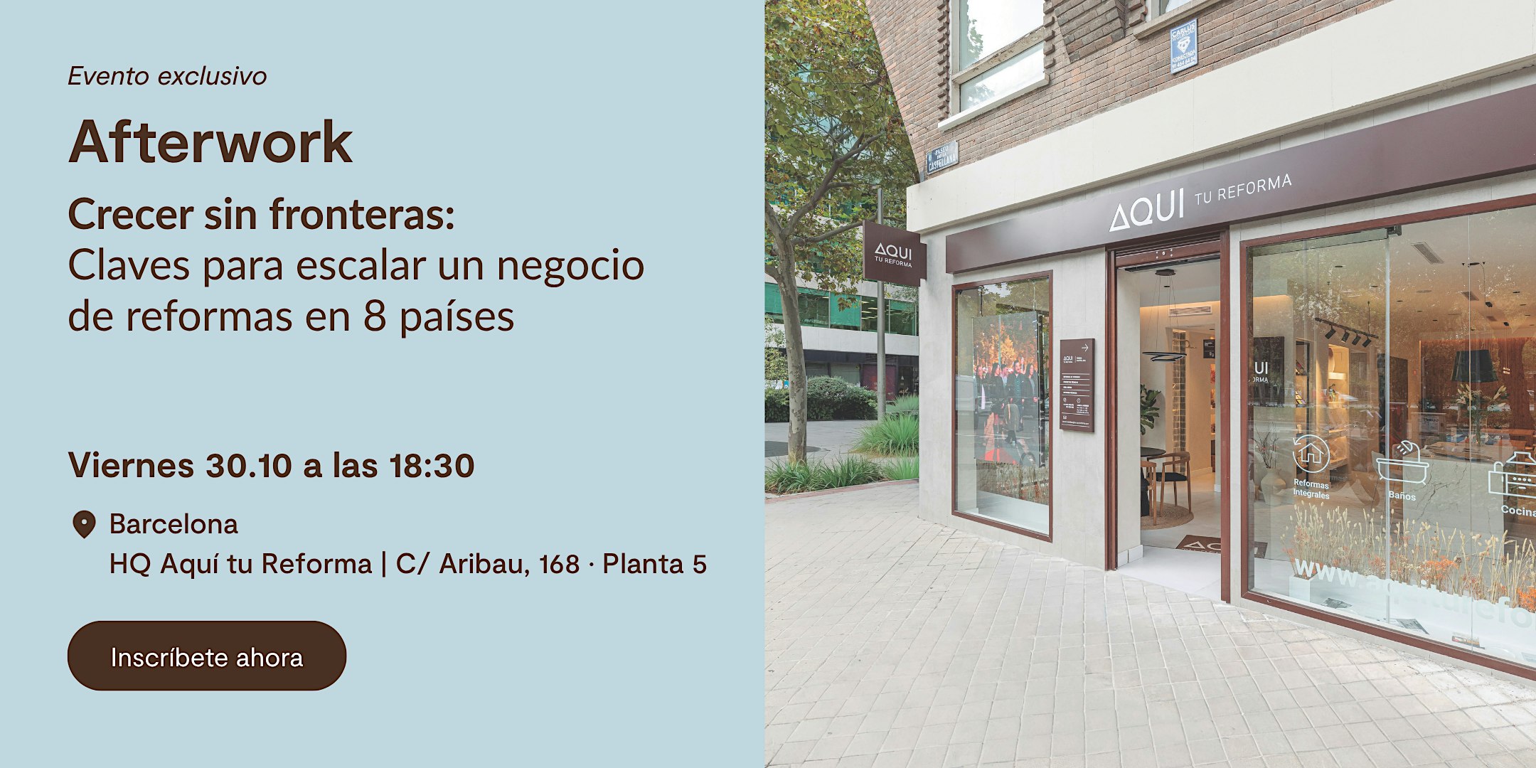 Afterwork Barcelona | Crecer Sin Fronteras: Claves para Escalar un Negocio