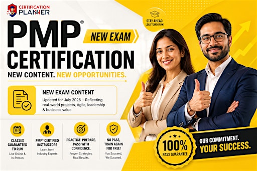 PMP Training Las Vegas with PMBOK 8th Edition and Full Pass Guarantee