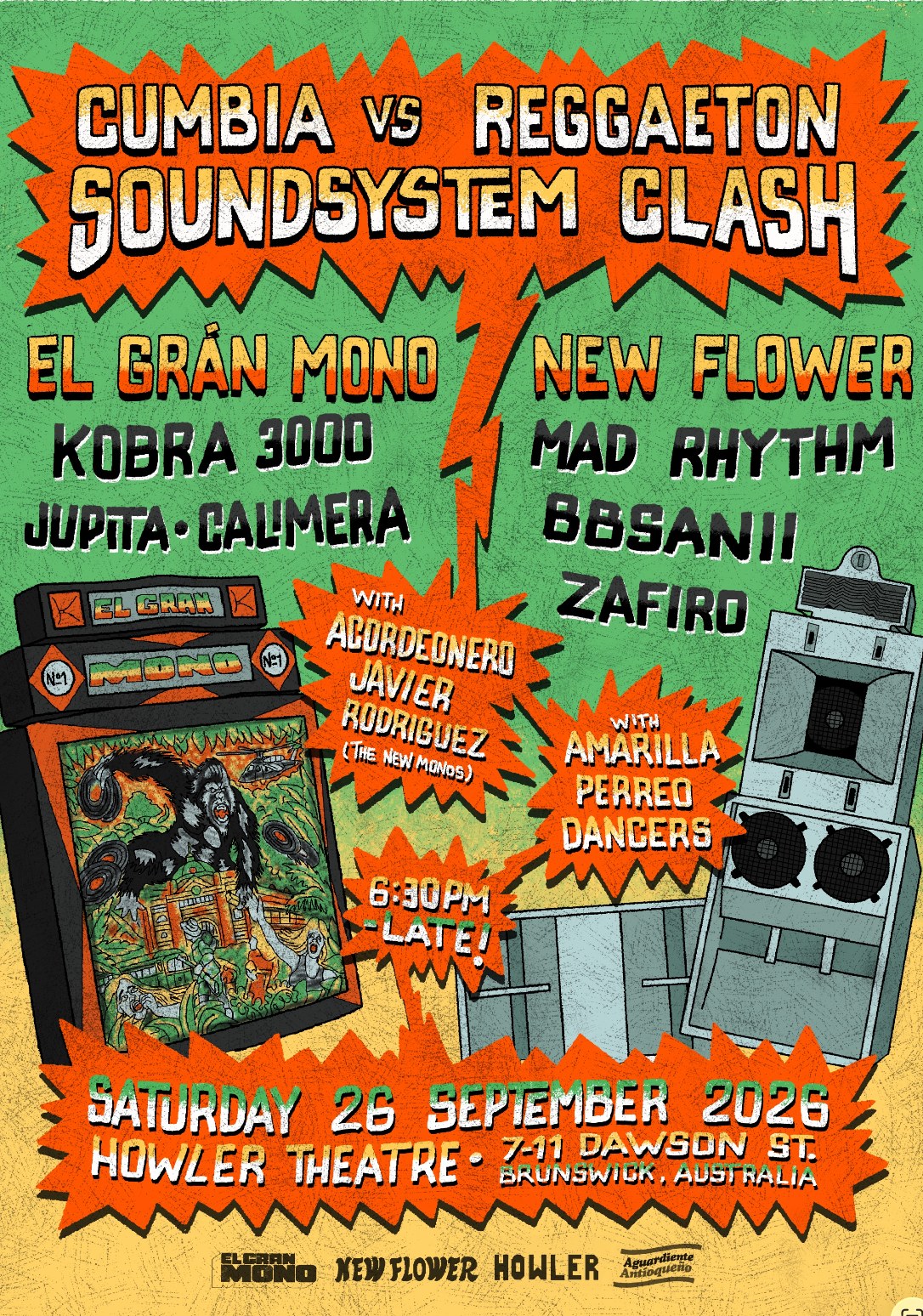 CUMBIA VS REGGAETON SOUND SYSTEM CLASH