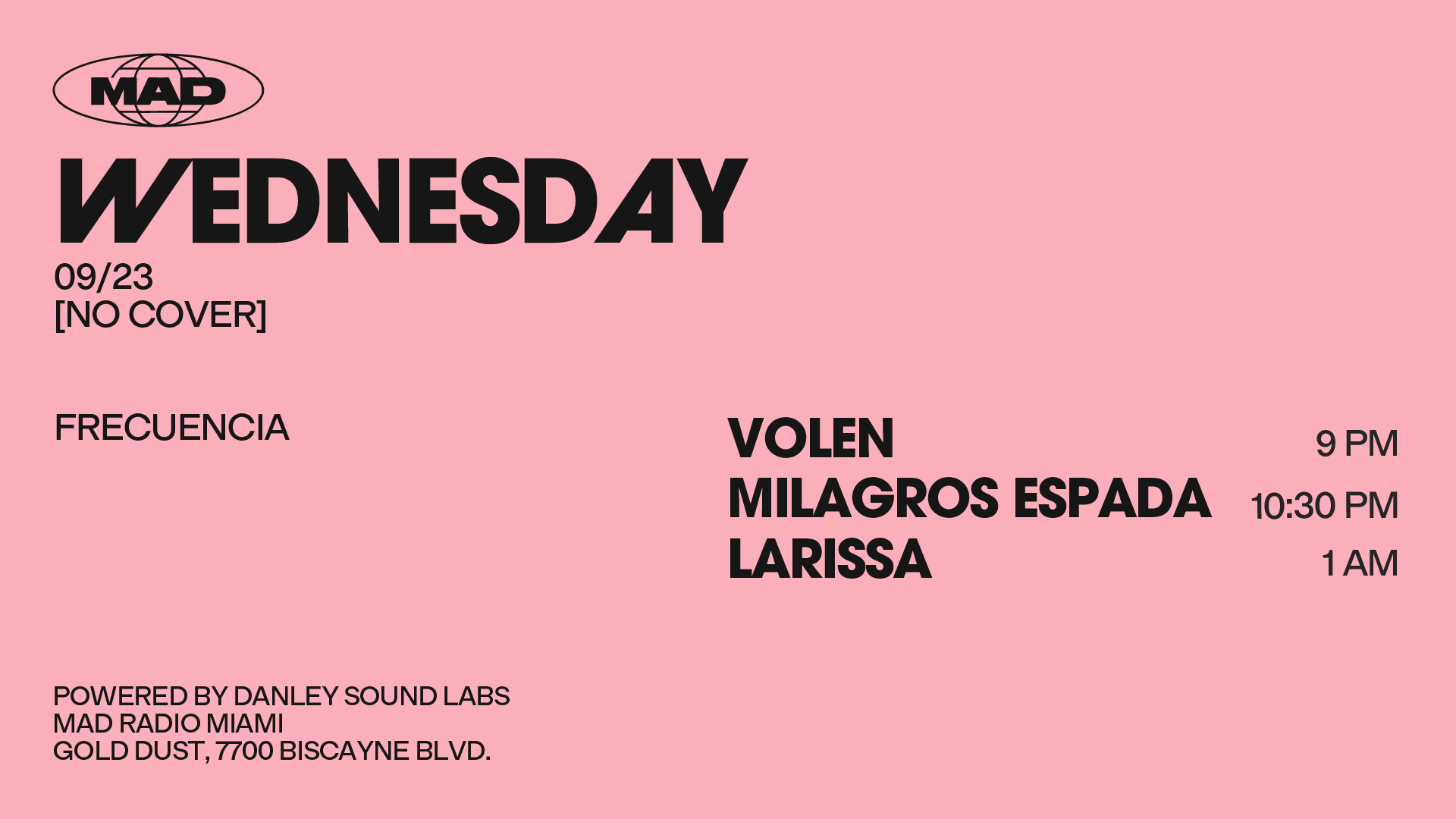 Frecuencia: Volen / Milagros Espada / Larissa