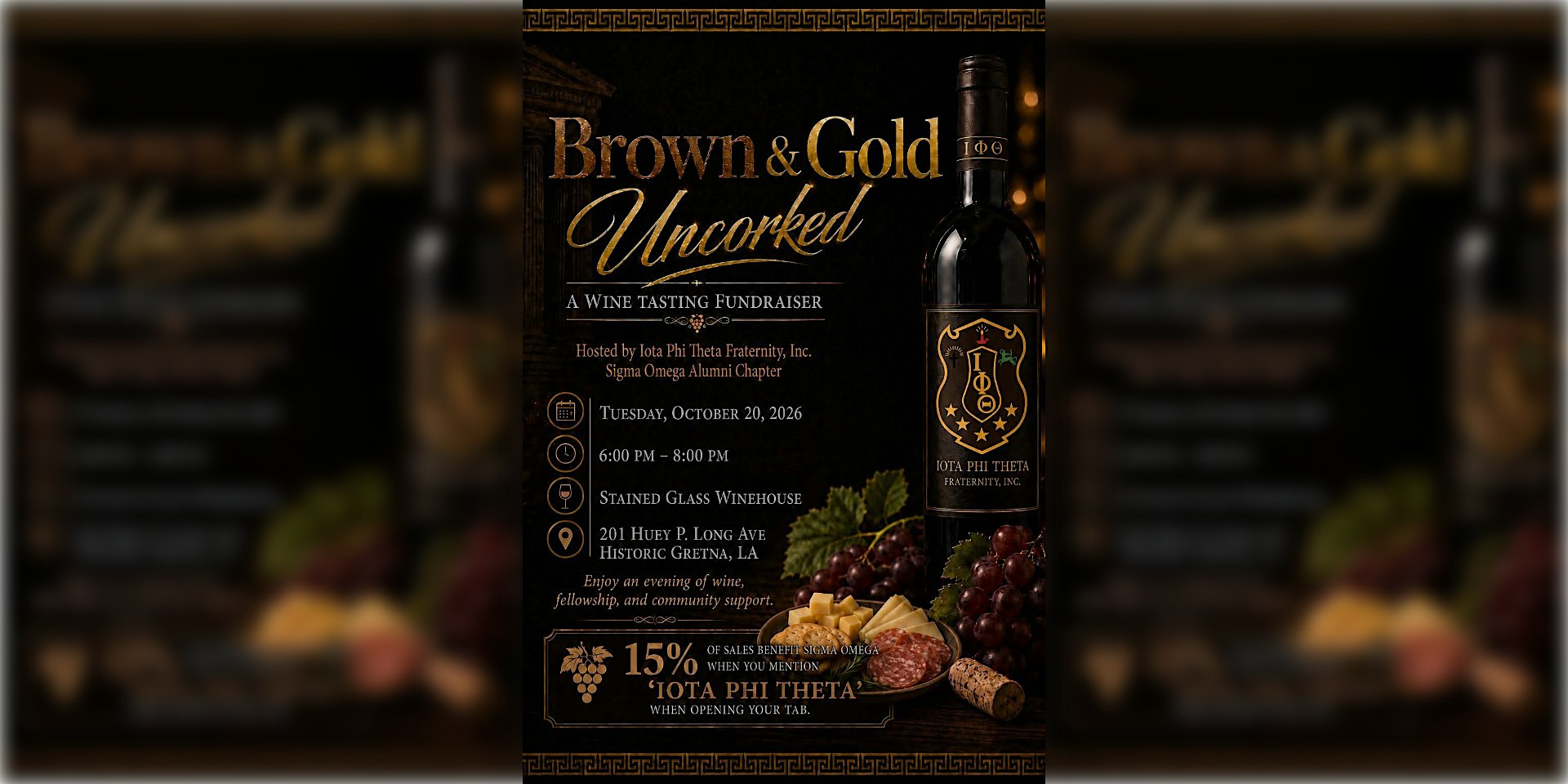 Brown and Gold Uncorked