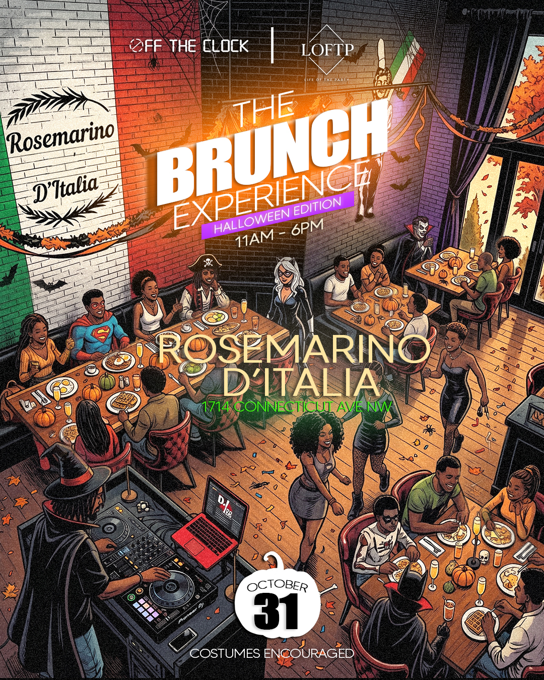 The Brunch Experience: Halloween Edition