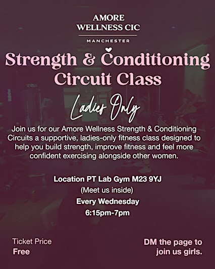 Amore Wellness strength and conditioning circuit