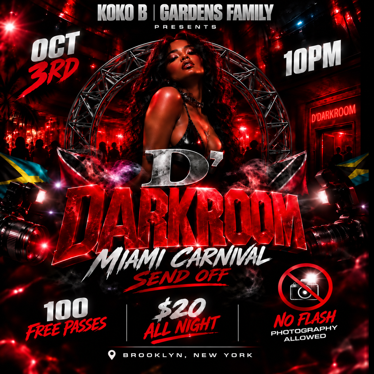 D’ DARKROOM 🩸 MIAMI CARNIVAL SEND OFF