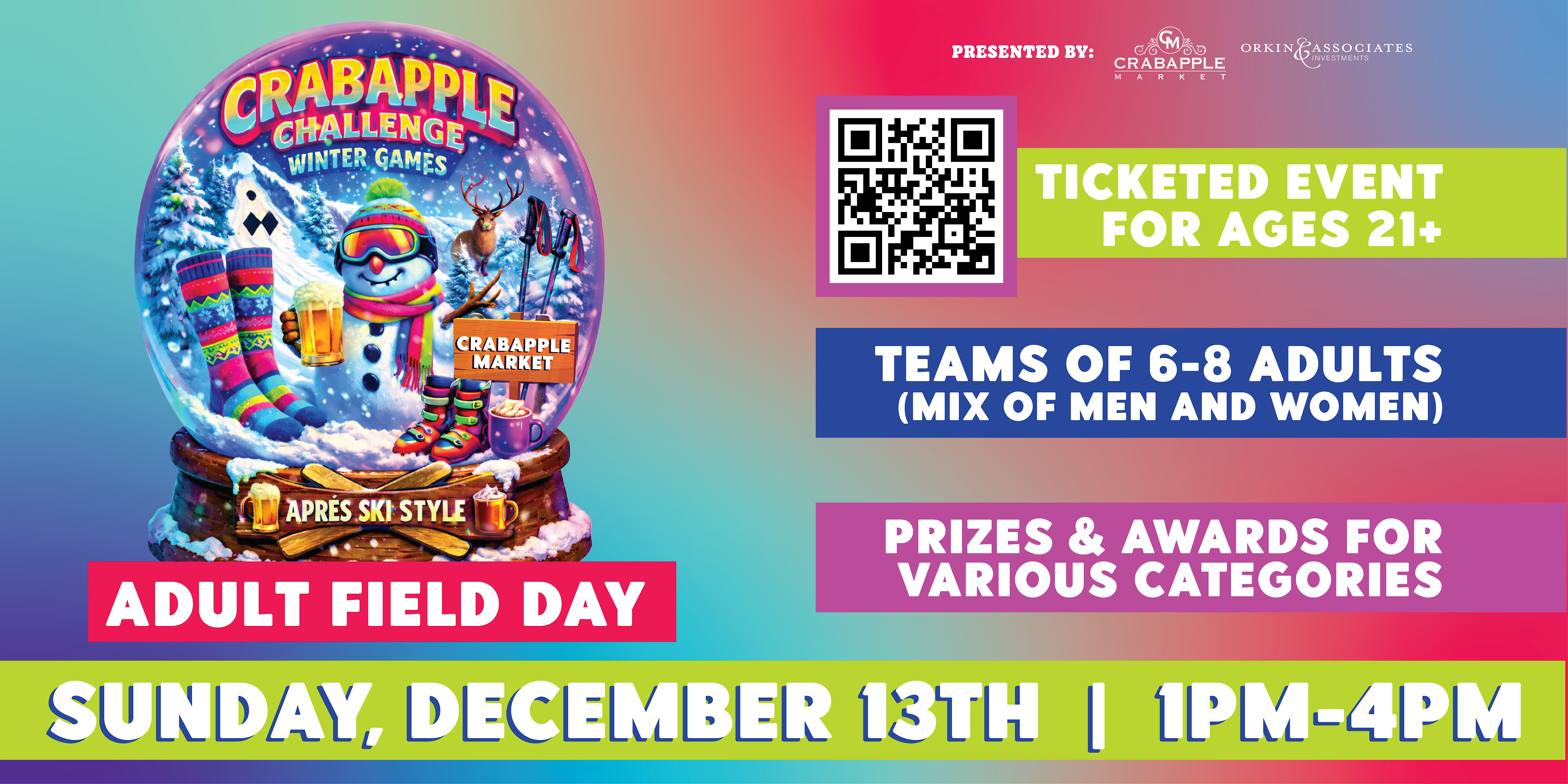 Crabapple Challenge - Winter Games - Adult Field Day