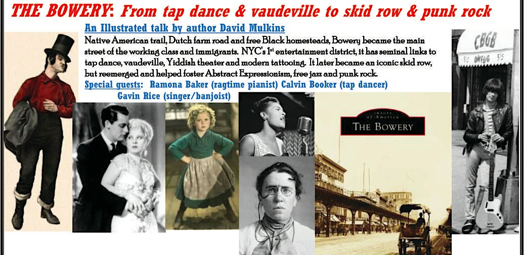 The Forgotten History of the Bowery IN PERSON