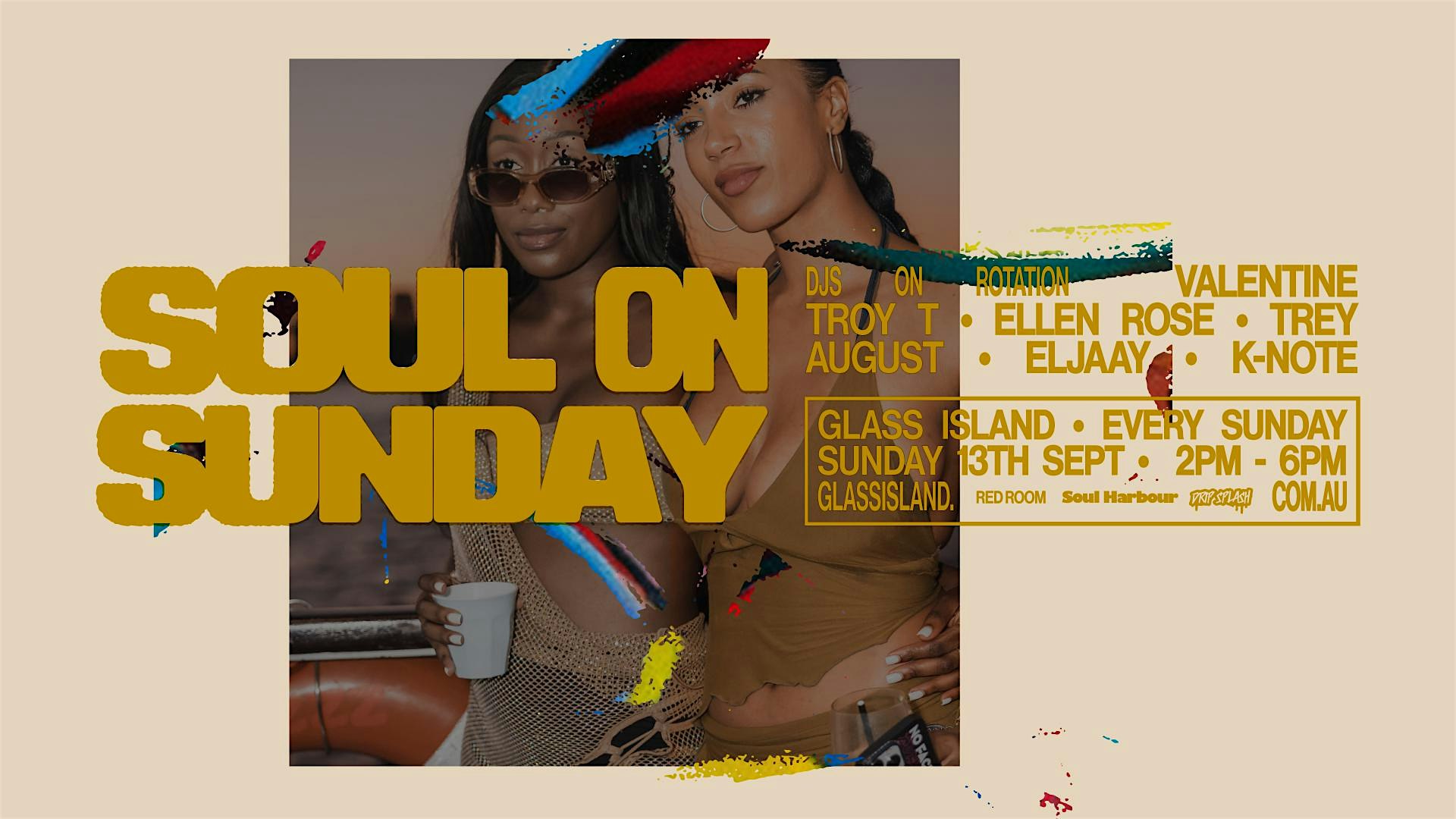Glass Island - Soul on Sundays - Mahogany Flow [LIVE] - Sun 13 Sept 2026