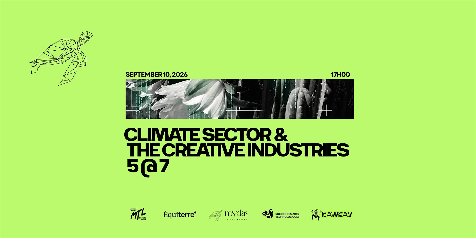 Climate Sector & Creative Industries 5@7 – MTL Climate Week
