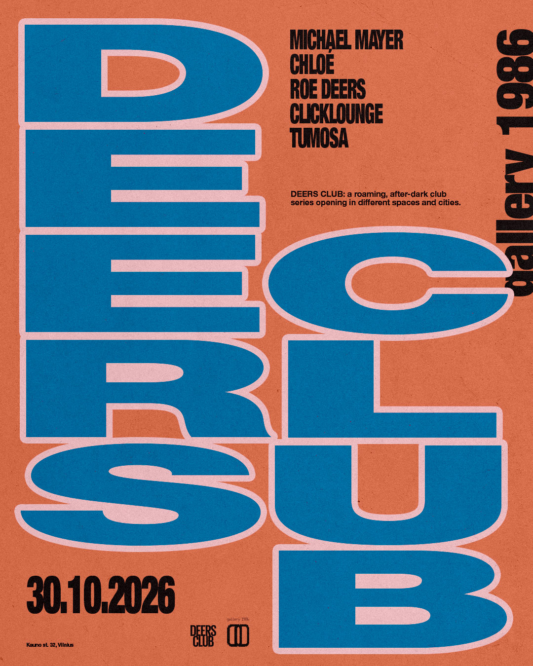 DEERS CLUB: Michael Mayer, Chloé && more // 10,30