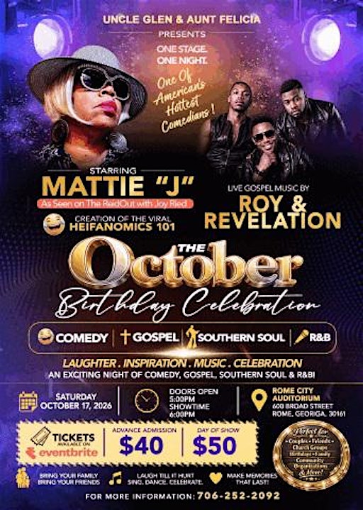 MATTIE "J" LIVE IN ROME, GEORGIA