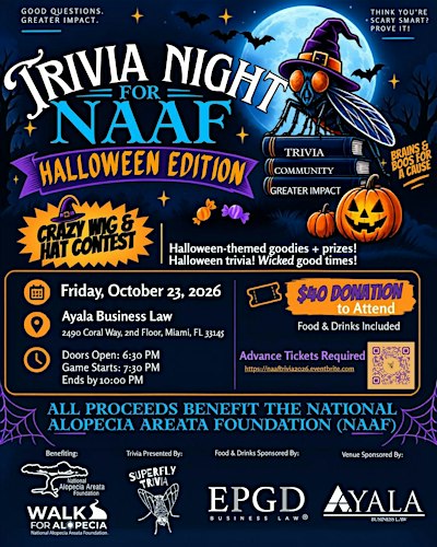 Trivia Night for NAAF - Halloween Edition