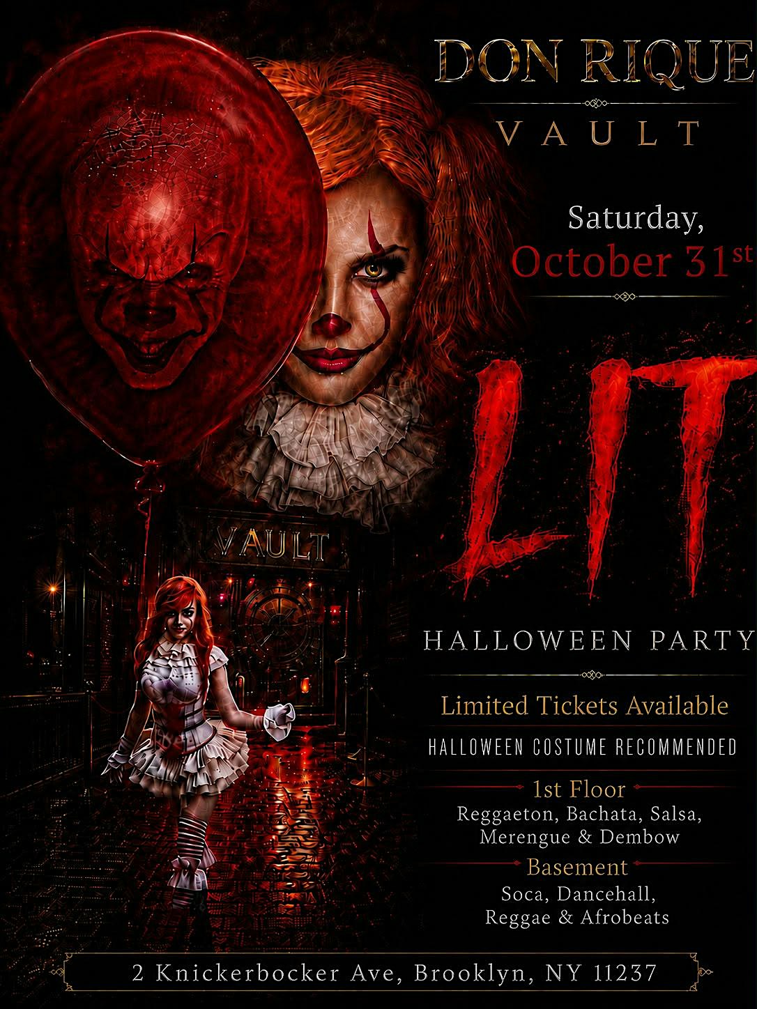 Vault Halloween Party NYC at Don Rique | Halloween Party | NYC Events Guide