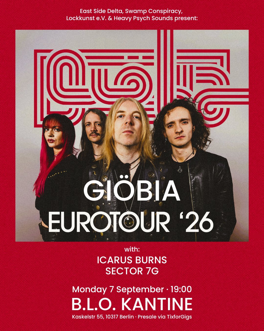 Giöbia // B.L.O. Kantine Berlin (support: Icarus Burns)