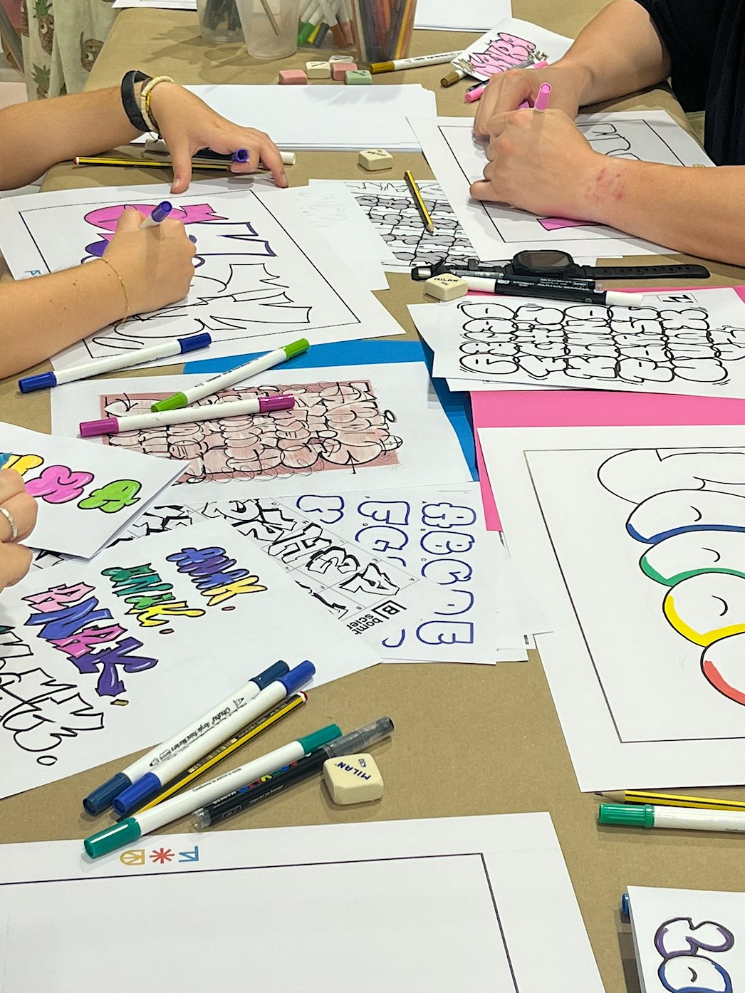 Taller de Lettering con introducción al arte urbano y graffiti