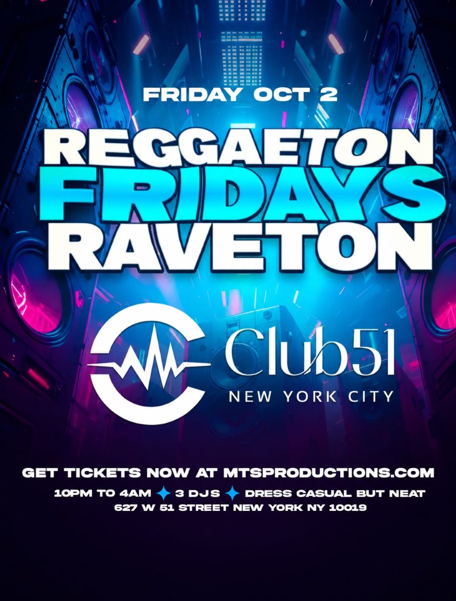 Reggaeton Friday Rave NYC