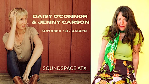 Daisy O'Connor and Jenny Carson - Early show!