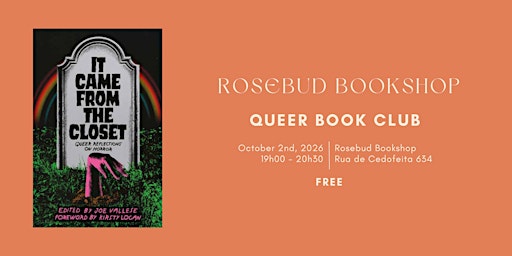 Rosebud Bookshop - Queer Book Club
