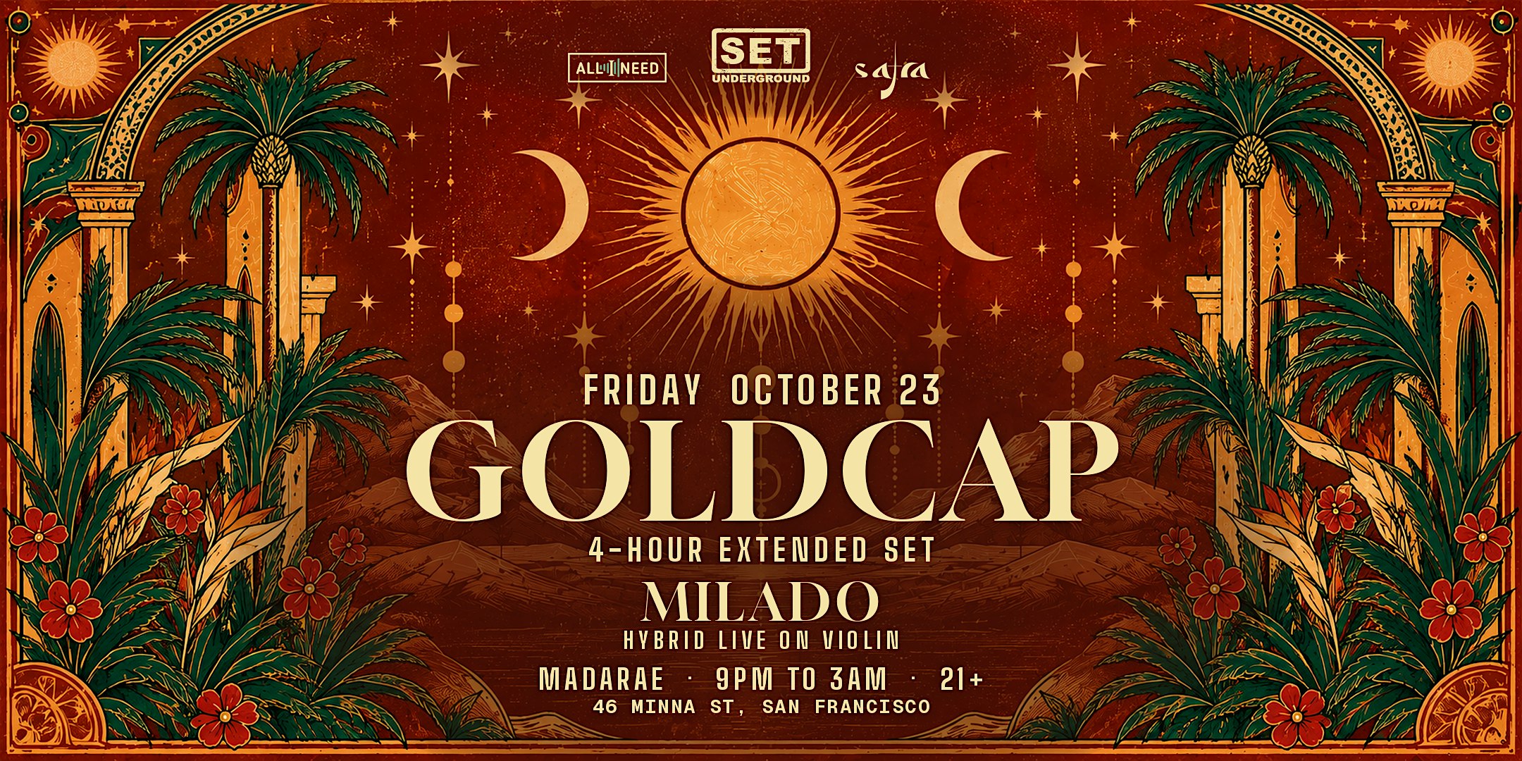 Goldcap (4-Hour Extended Set) by SET x Safra x All I Need