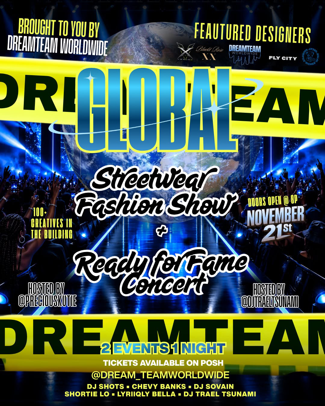 GLOBAL Streetwear Fashion Show x Ready For Fame