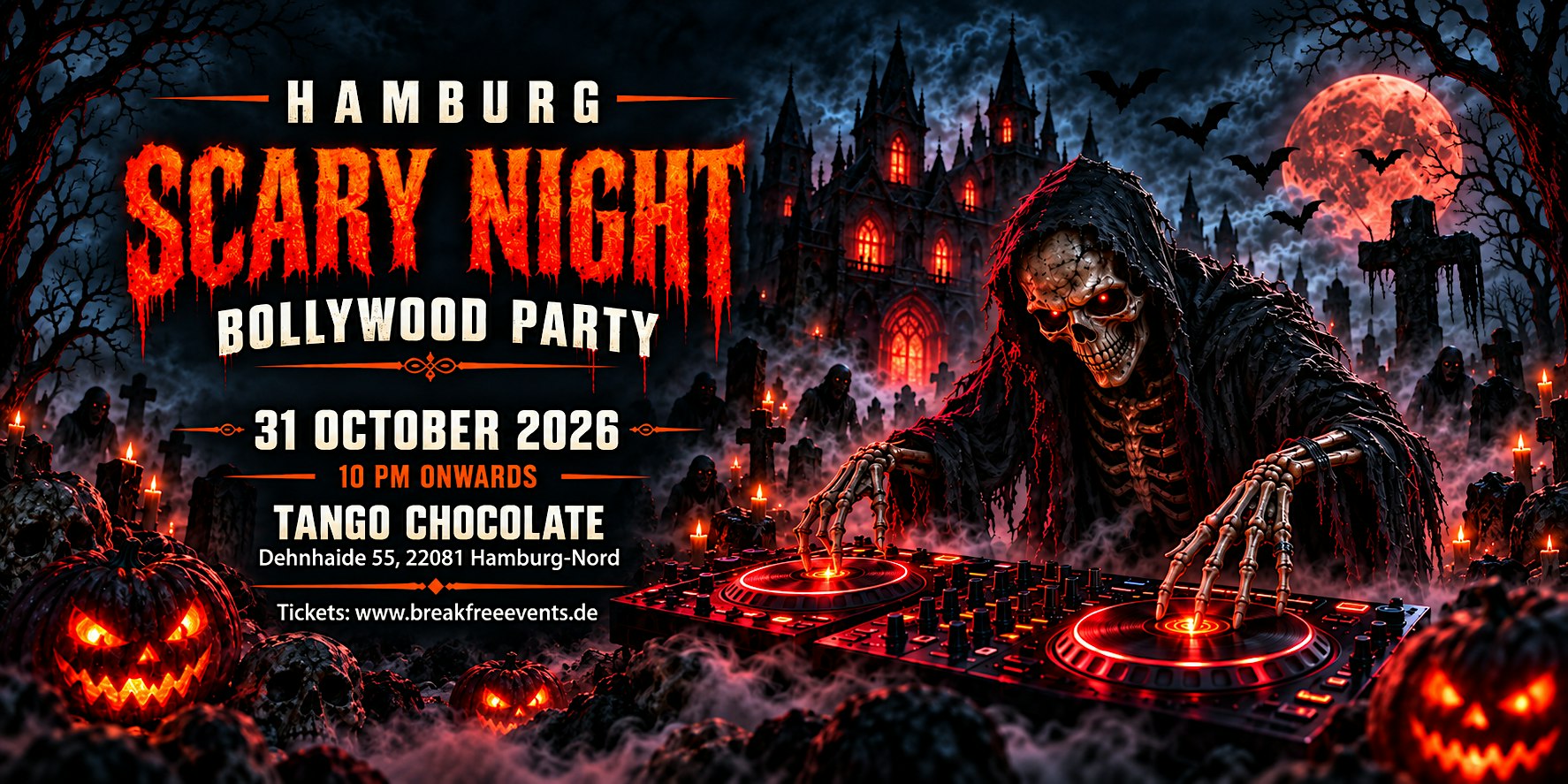 SCARY NIGHT:  HALLOWEEN BOLLYWOOD PARTY
