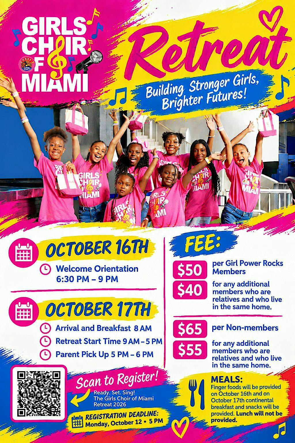 Girls Choir of Miami 2026 Retreat