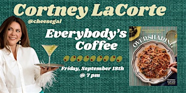 Cortney LaCorte  "Oversharing" Cookbook signing