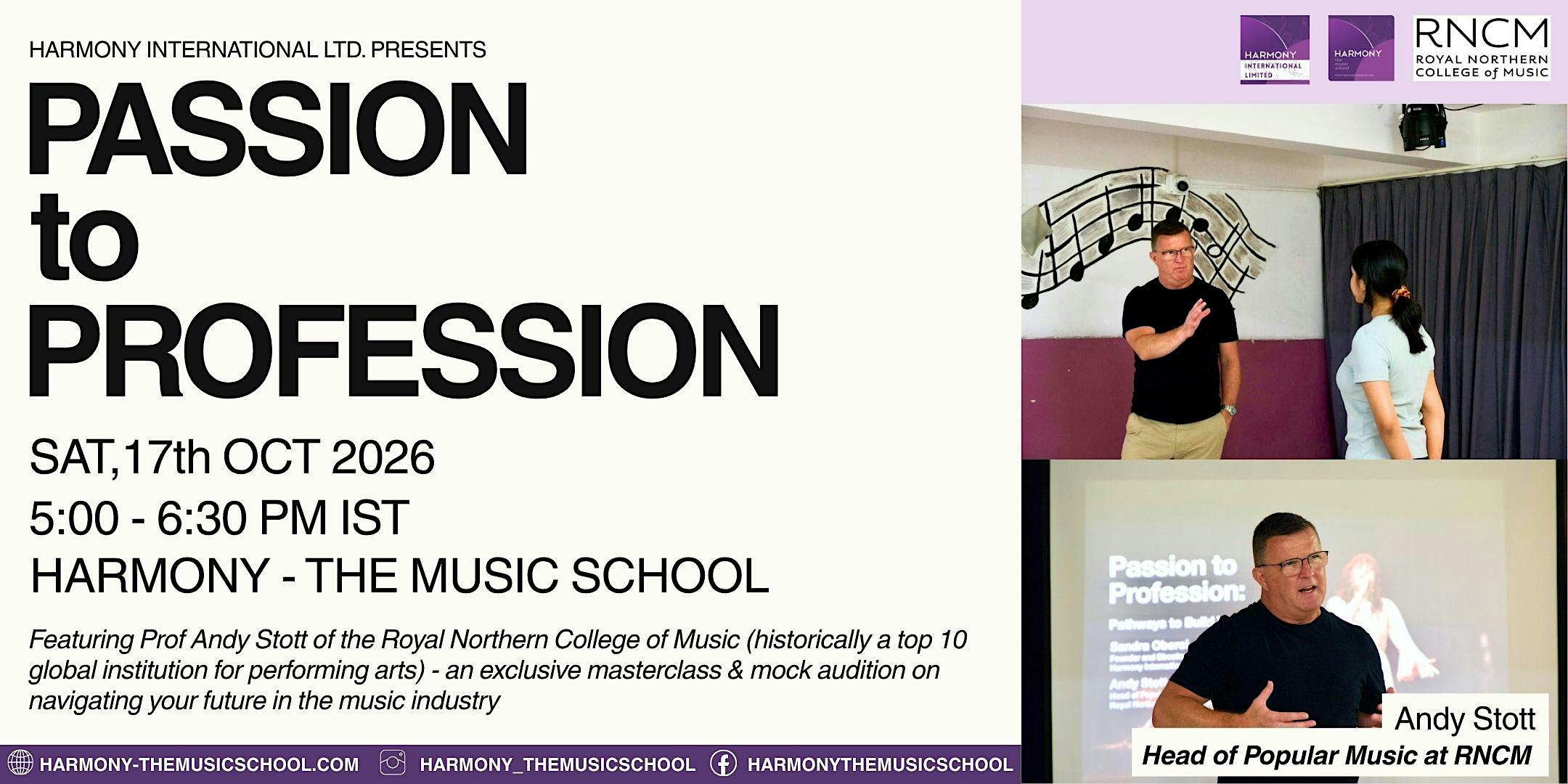 Passion to Profession; Building Your Music Career 2026
