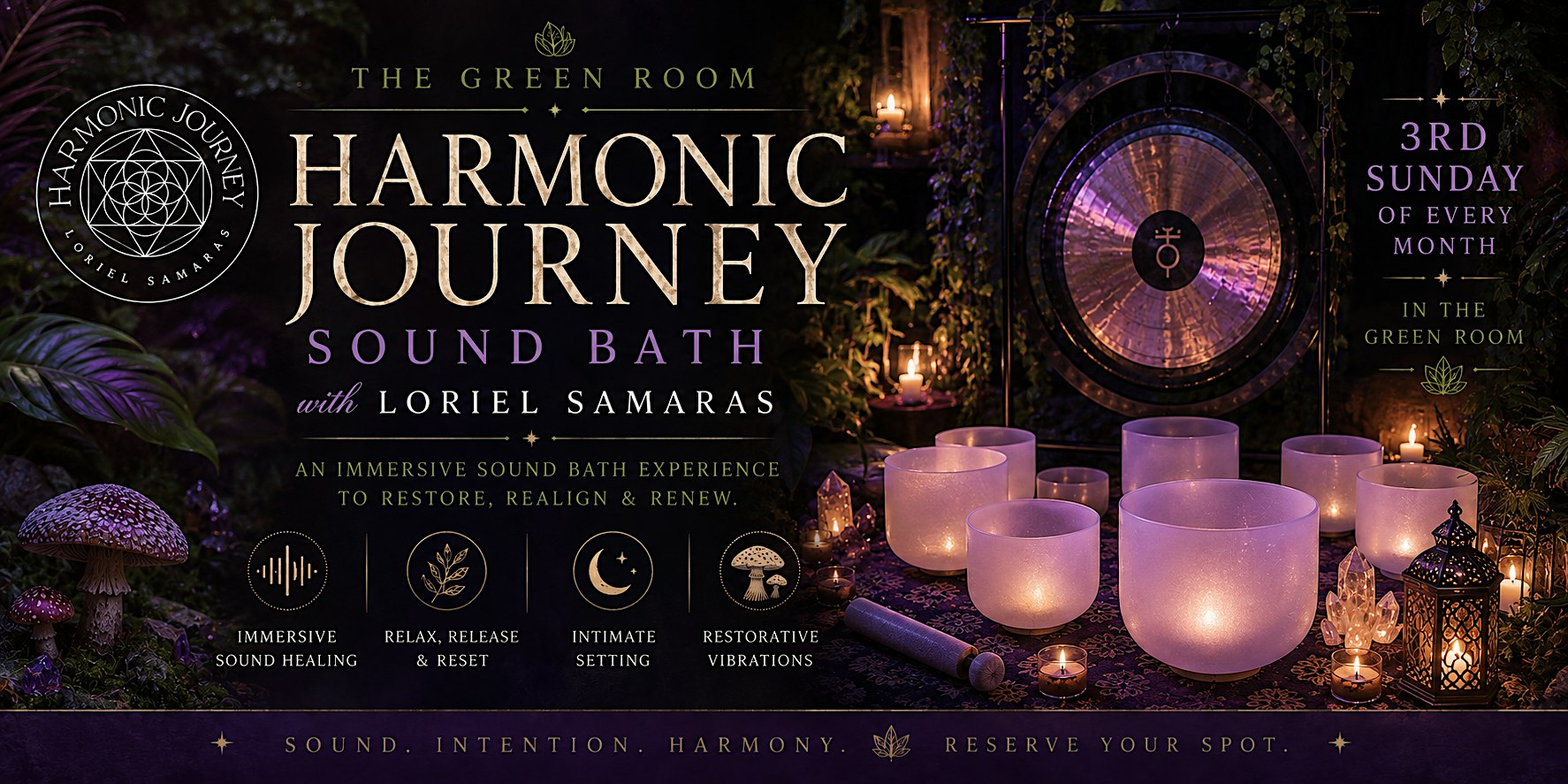 ♪ Harmonic Journey Sound Bath Experience ♫♬
