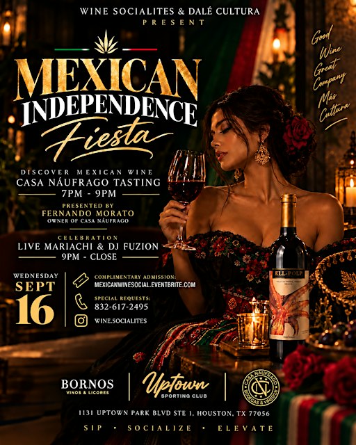 Mexican Independence Fiesta & Wine Social