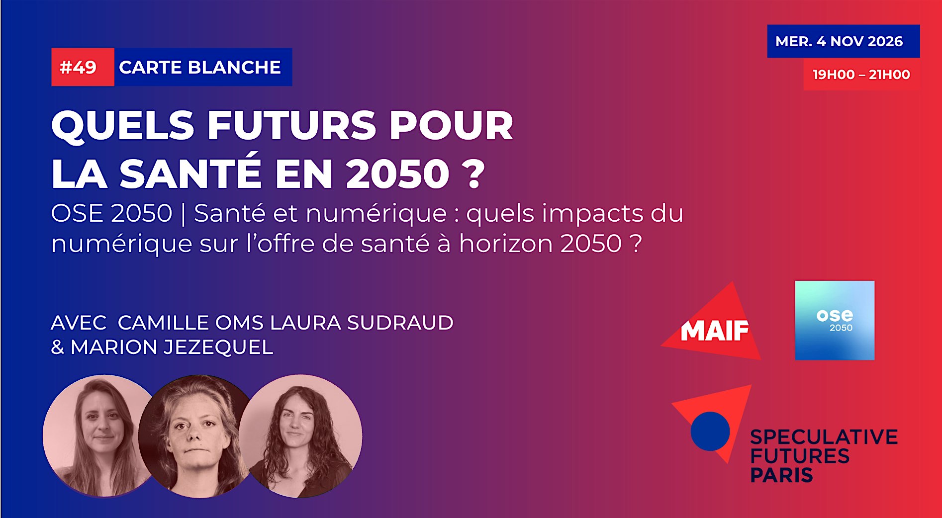 Quels futurs pour la santé en 2050 ?