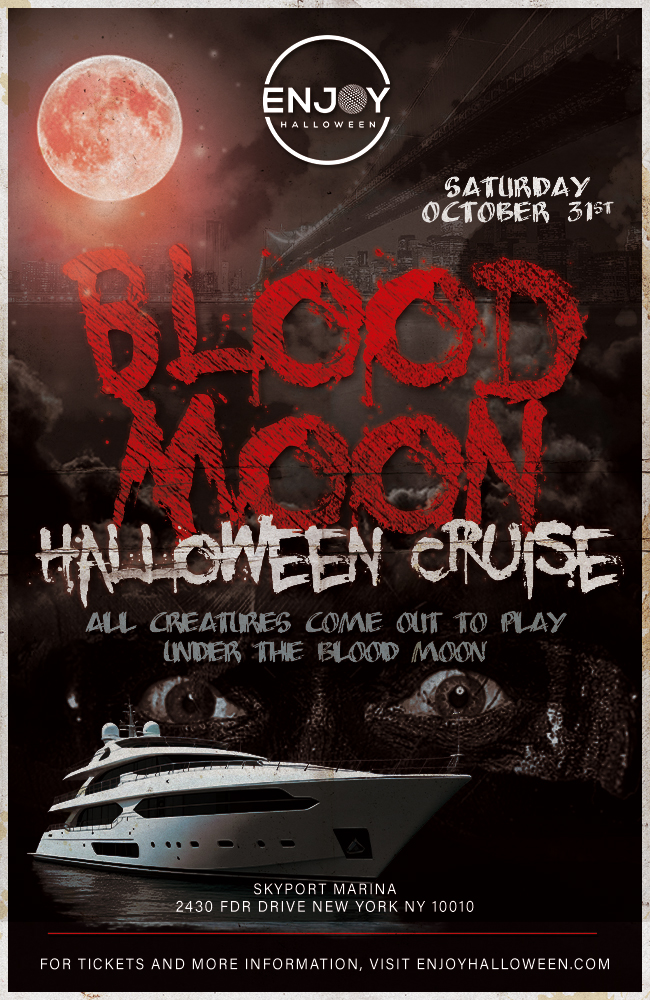 Blood Moon Halloween Hip-Hop Party Cruise NYC