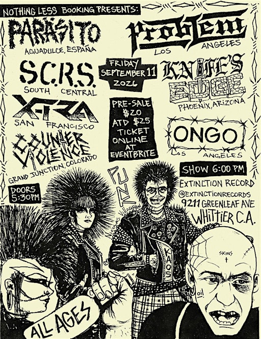 PARÄSITO (España) PROBLEM, SCRS at EXTENSION RECORDS