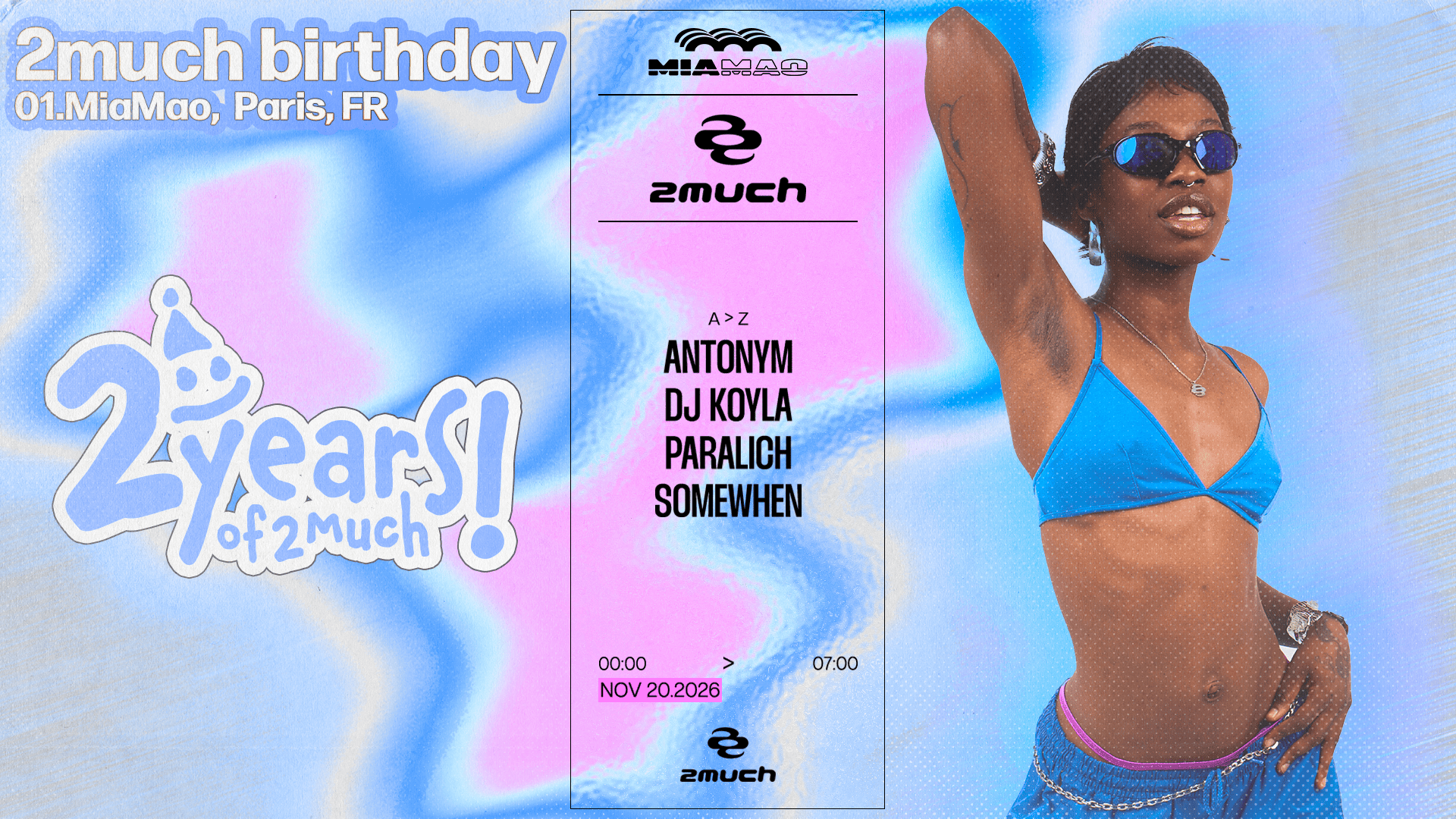 2Much 2nd Birthday: Somewhen, Antonym, Paralich & More