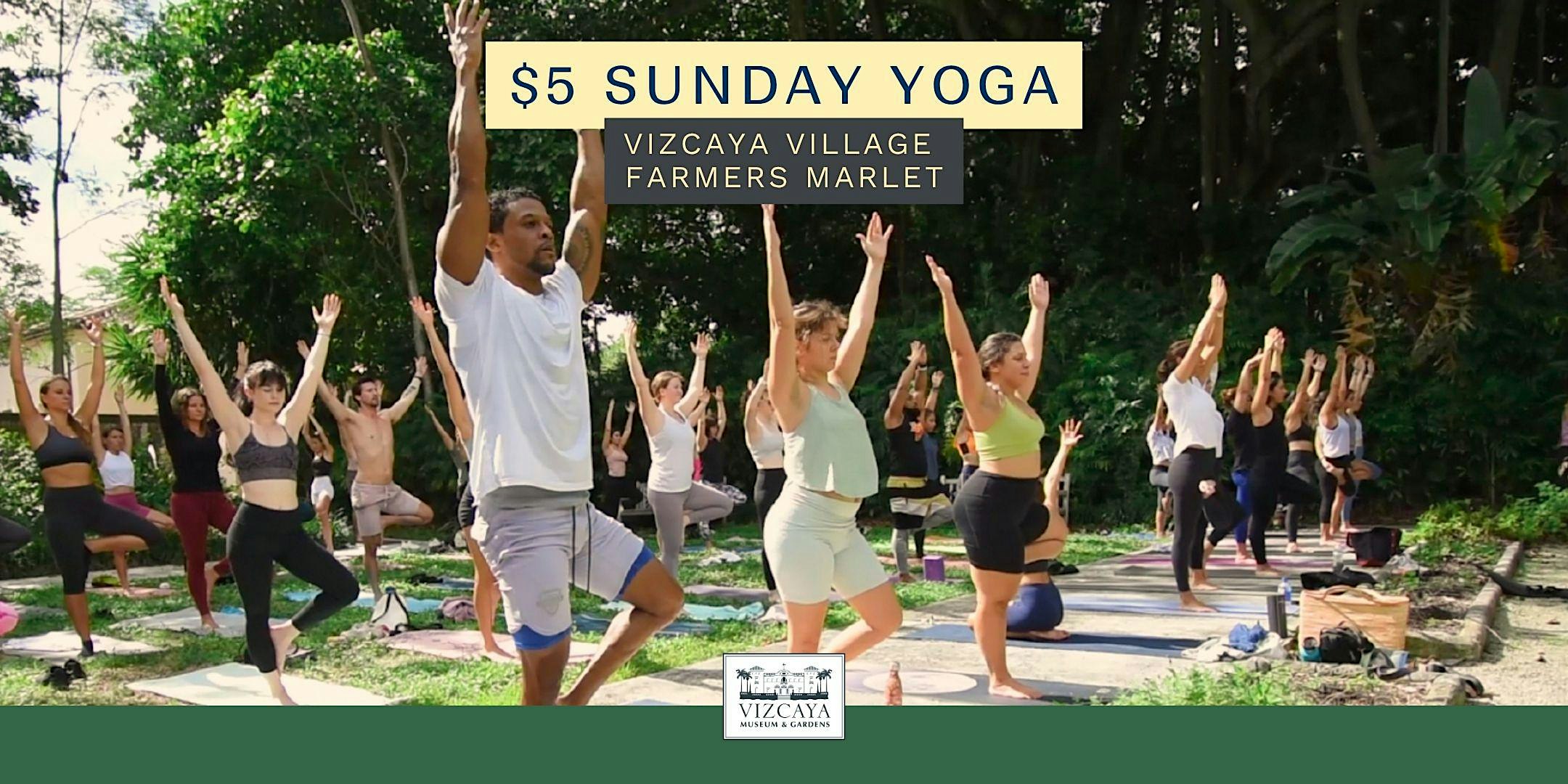 $5 Vizcaya Village Wellness Class | Yoga, Breathwork, Sound Healing