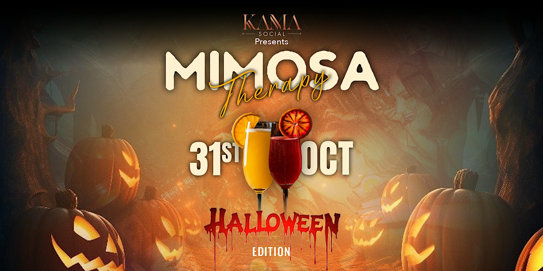 Mimosa Therapy: Halloween Edition | Day Party at Kama Social
