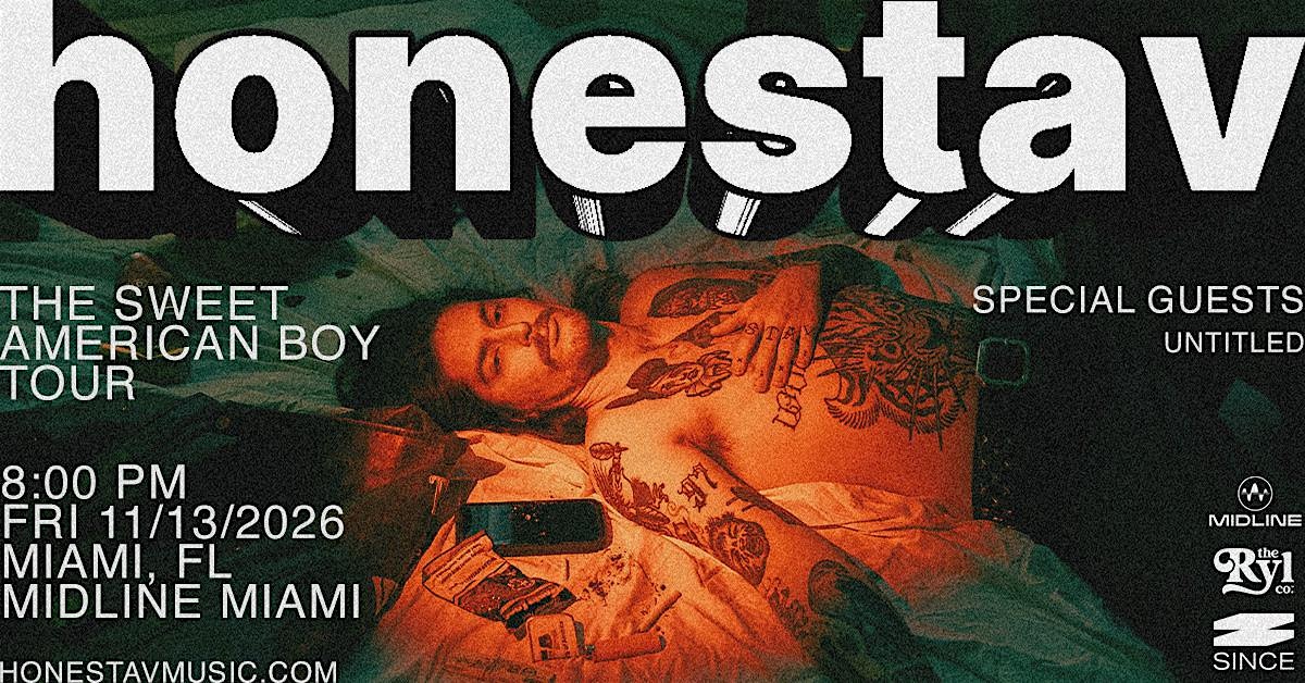 honestav - The Sweet American Boy Tour @ MIDLINE MIAMI