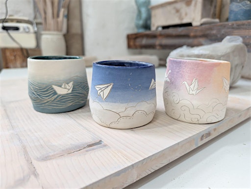 Keramik modellieren & Sgraffito (Engl.)