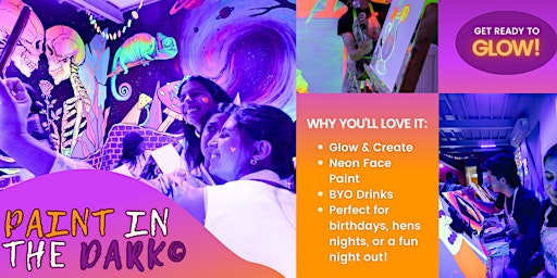 Paint in the Dark© UV Light Disco Party